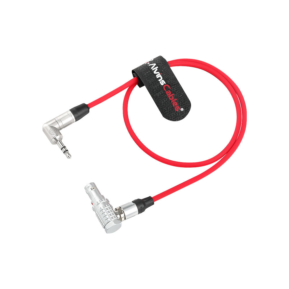 Alvin's Cables Ultra Soft Timecode Cable for ARRI Alexa, Sound Devices, Tentacle Sync 3.5mm TRS to 5 Pin Cable 50cm| 19.7inches