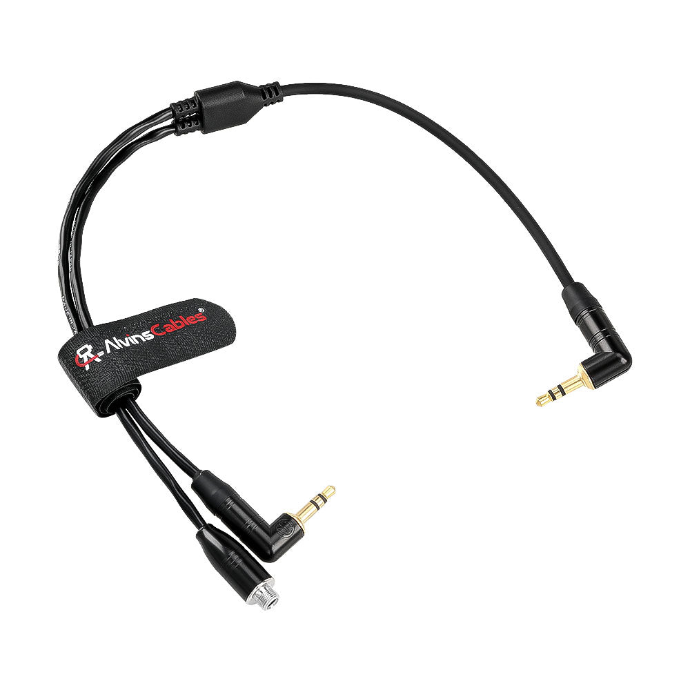 Alvin's Cables Tentacle Sync 3.5mm TRS Microphone Y-Cable for