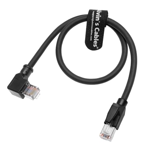 Alvin&#39;s Cables RJ45 Ethernet Cable, Cat6 Shielded Industrial Profinet Ethernet Cable High-Flex Drag-Chain High-Speed Gold-Plated Connectors for PLC, Robotics &amp; Motion Control
