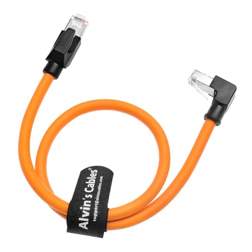 Alvin&#39;s Cables RJ45 Ethernet Cable, Cat6 Shielded Industrial Profinet Ethernet Cable High-Flex Drag-Chain High-Speed Gold-Plated Connectors for PLC, Robotics &amp; Motion Control