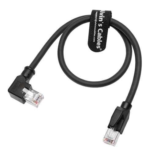 Alvin&#39;s Cables RJ45 Ethernet Cable, Cat6 Shielded Industrial Profinet Ethernet Cable High-Flex Drag-Chain High-Speed Gold-Plated Connectors for PLC, Robotics &amp; Motion Control