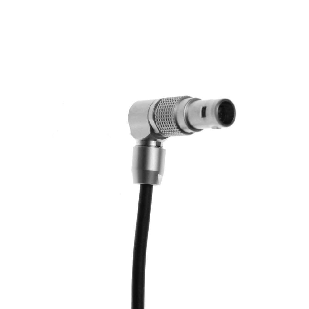 Alvin&#39;s Cables Run Stop Cable for RED Komodo, RED V-Raptor Camera from Teradek RT Latitude MDR, Ctrl 4 Pin to Rotatable Right Angle 9 Pin Control Cable 45cm/18in