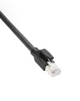 Alvin's Cables M12 X-Code 8 Pin Male to RJ45 Ethernet Cable for Cognex Keyence Camera, High-Flex Cat6a Cable for Industrial Automation, Fieldbus Module, Robotics, Right Angle