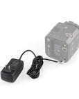 Alvin's Cables Power Cable Adapter for Hollyland RX TX Z CAM E2 Flagship Rotatable Right Angle 2 Pin Male to Universal AC with UK EU AU US Plugs Adapter Converter