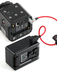 Alvin's Cables Right Angle 2 Pin Male to D-Tap Power Cable for Teradek SmallHD Z-CAM Blackmagic Pyxis, 45cm|18inches, Ultra Soft & Flexible