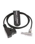 Alvin's Cables Flexible Anton D-TAP to 2 Pin Male Right Angle Power Cable for Teradek ARRI RED Camera SmallHD Paralinx Preston Transvideo Offhollywood Switronix Panasonic