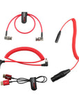 Alvin’s Cables Camera Cable Set for Blackmagic Video Assist, HDMI Ultra-thin Cable| Mini XLR 3 Pin to XLR 3 Pin Female Coiled Cable| Dtap to Locking DC 2.1 Power Cable| 12G BNC SDI Cable, Complete Kit