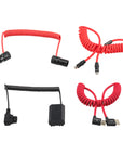 Alvin’s Cables Camera Cable Set for Sony FX30, NP-FZ100 Dummy Battery to D-tap| 8K HDMI 2.1| XLR 3 Pin Audio Cable| USB-C PD Fast Charging, Complete Camera Rig Wiring Kit