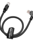 Alvin's Cables RJ45 Ethernet Cable, Right-Angle Cat6a Shielded Industrial Profinet Ethernet Cable High-Flex Drag-Chain High-Speed Gold-Plated Connectors for PLC, Robotics & Motion Control 2ft/60cm