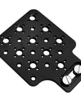Alvin’s Cables Multifunctional Cheese Plate with 3/8 1/4 Threads, Side Mounting Plate for ARRI RED Camera with 3/8’’ Screws-A0124