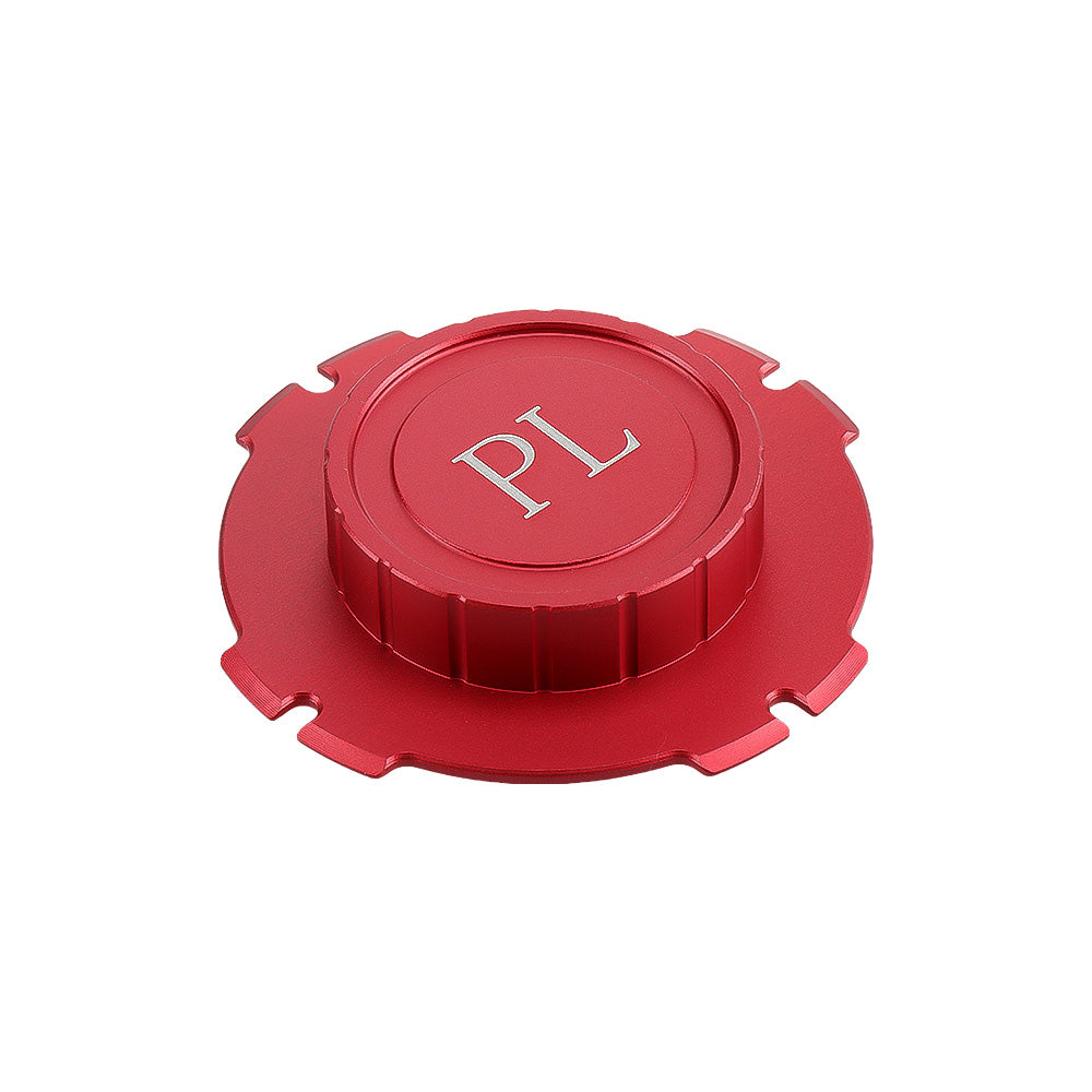 Alvin's Cables PL Mount Lens Cap for Cine Cameras, Compatible with ARRI RED Sony CineAlta Aja Cion PL Cine Cameras, Aluminum Dust Cover for Sensor Protection, Red