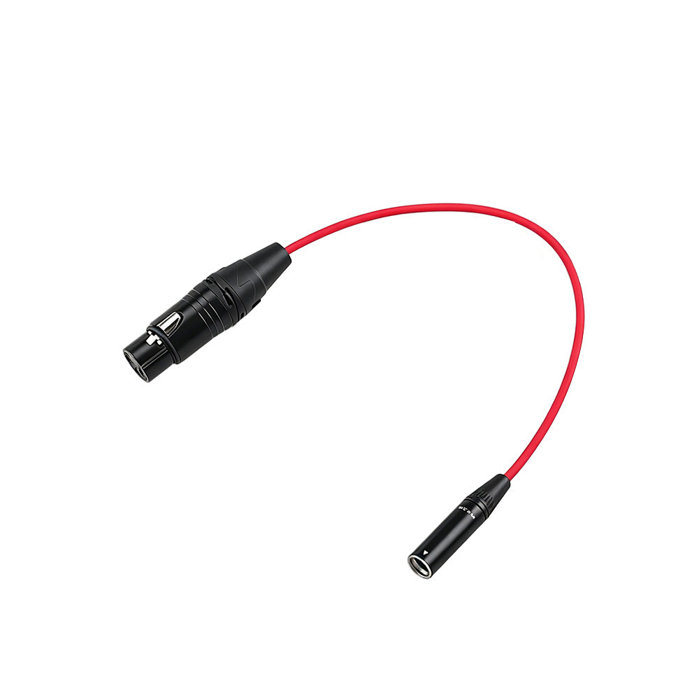 Alvin's Cables Mini XLR 3 Pin Male to XLR 3 Pin Female Audio Cable for Blackmagic Pocket Cinema Camera BMPCC 4K/6K, Video Assist 4K, Sharp 8K Cam, Ultra Soft