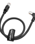 Alvin's Cables RJ45 Ethernet Cable, Down-Angle Cat6a Shielded Industrial Profinet Ethernet Cable High-Flex Drag-Chain High-Speed Gold-Plated Connectors for PLC, Robotics & Motion Control 6.6ft/2m