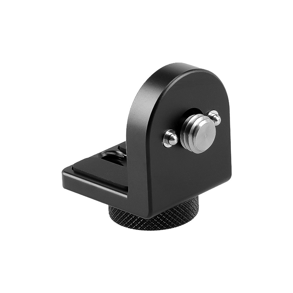 Alvin's Cables Right-Angle Camera Mounting Bracket, L-Shaped Accessory Mount with 1/4"-20 to 3/8"-16 Threads, ARRI-Style Locating Pins for Camera Cage, Cheese Plate, Wireless Transmitter