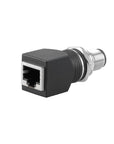 Alvin's Cables M12 D-Code 4-Pin to RJ45 Adapter Cat6a IP68 Waterproof Shielded, M12 Male to RJ45 Female Industrial Ethernet Connector for Cognex Keyence Omron Siemens Sick Baumer Datalogic