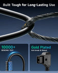 Alvin's Cables Dtap to BMPCC 6K 4K Coiled Power Cable for Blackmagic Pocket Cinema Camera 4K| 6K| pro V Mount Battery, Weipu 2 Pin Female to D Tap