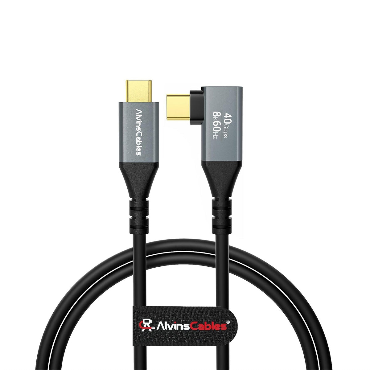 Alvin's Cables USB-C Cable, USB4.0 Type C, 40Gbps Data Transfer