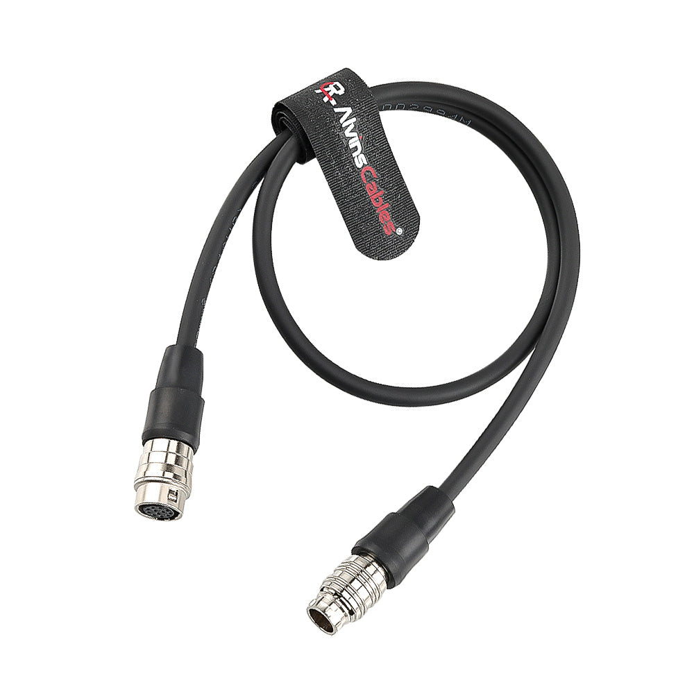 Alvin's Cables Hirose 20 Pin Male to Hirose 12 Pin Female Servo Zoom Control Cable for Canon Servo Lenses, for Fujinon Zoom Controllers, 50CM/20Inches