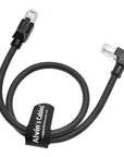 Alvin's Cables RJ45 Ethernet Cable, Up-Angle Cat6a Shielded Industrial Profinet Ethernet Cable High-Flex Drag-Chain High-Speed Gold-Plated Connectors for PLC, Robotics & Motion Control 6.6ft/2m