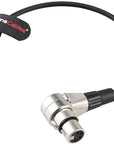 Alvin's Cables 26V Power Cable for Sony Venice Camera from MotoCrane Titan LT, 4-Pin to XLR 4-Pin Female Right-Angle Camera Power Cable 30cm|12inches