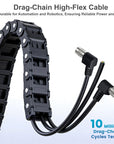 Alvin's Cables HR10A-7P-6S Hirose 6 Pin Female to Open End Power I/O Cable for Sony CCD, Basler, Keyence, Cognex, Baumer, Hikvision Industrial Camera, High Flex Shielded C-Type