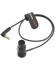 Alvin's Cables Low Profile XLR 3 Pin Female to 3.5mm TRS Right Angle Unbalanced Audio Cable for Sony FX3, Sennheiser, Rode Wireless,Powered Speaker 50cm|19.68inch