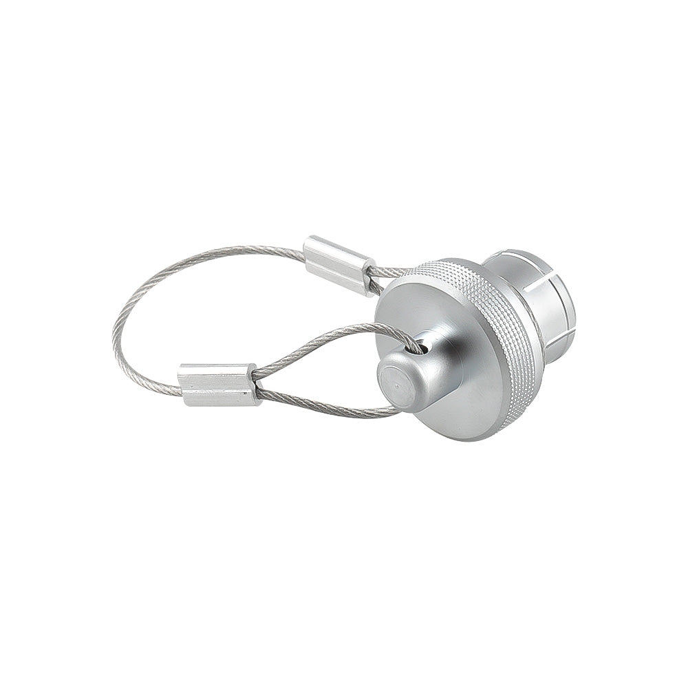 Alvin's Cables Dust Cap Compatible with LEMO 2B(15 mm) Connectors, Industrial Protective Cover with Metal Retention Wire, Dustproof, Moisture Resistant, 10 Pieces