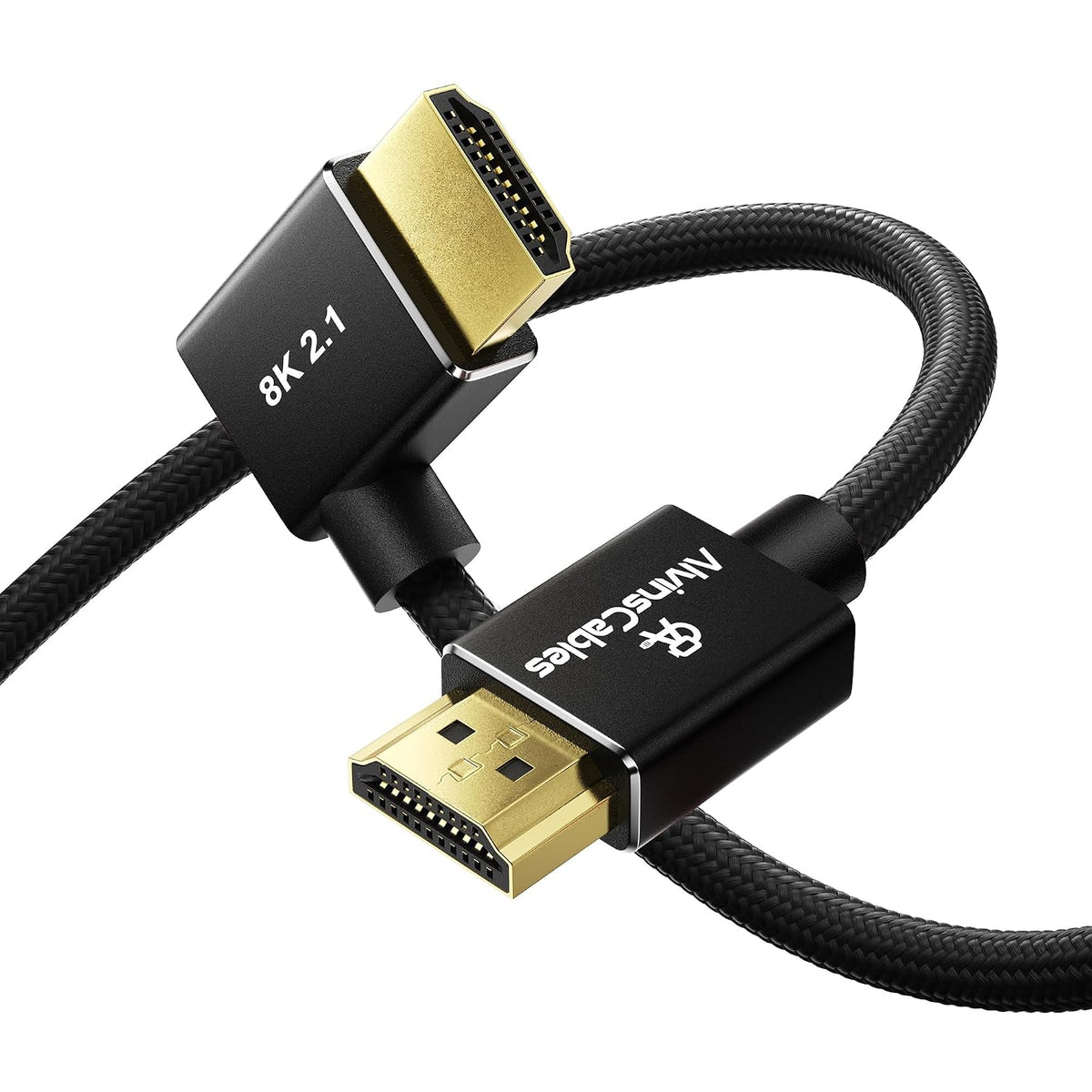 Alvin's Cables 8K Short HDMI 2.1 Cable, 48Gbps Ultra High Speed
