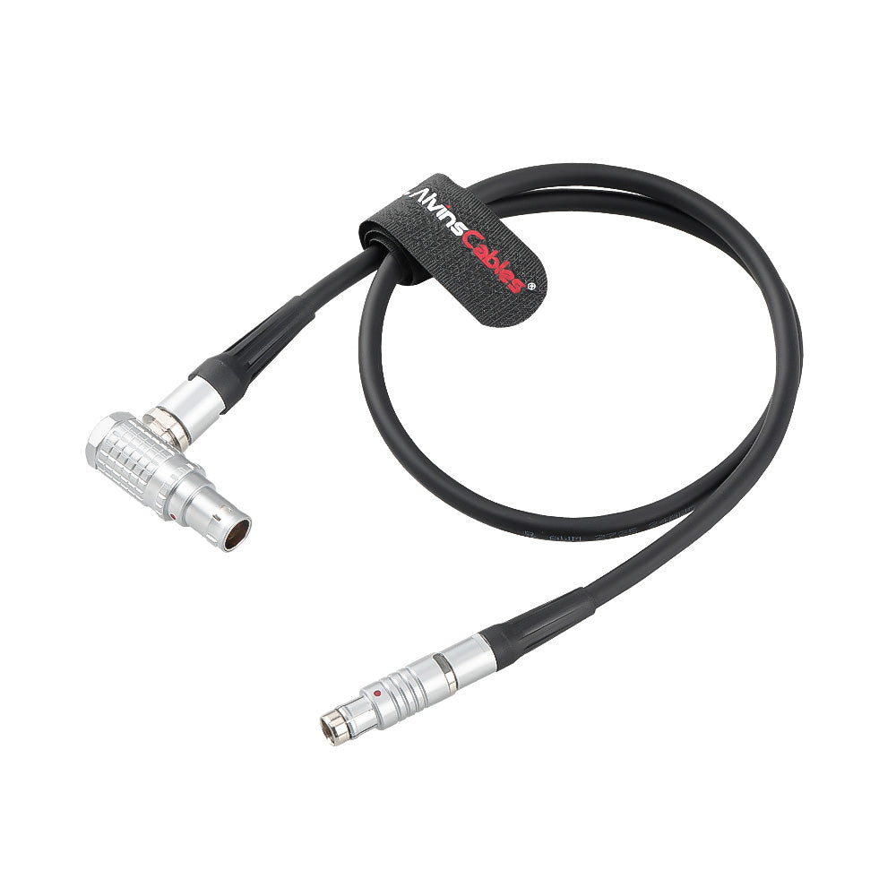 Alvin’s Cables Preston MDR3| MDR4 Run-Stop Cable for ARRI-Alexa Camera Right Angle 1B 10 Pin Male to 3 Pin Male RS Cable 60cm|23.6inches