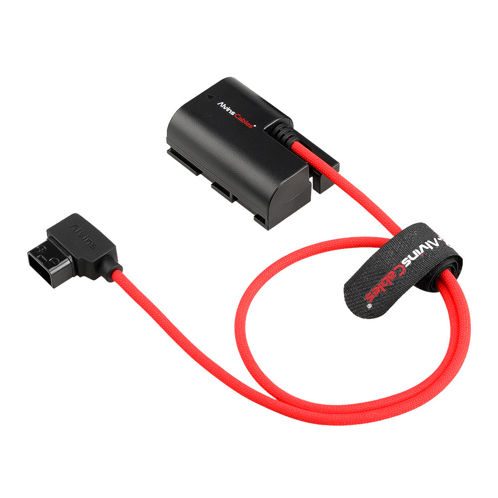 Alvin's Cables LP-E6P Dummy Battery to D-Tap Braided Power Cable, 60CM