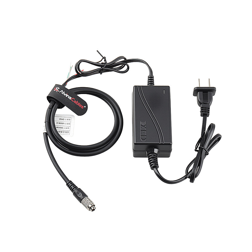 Alvin's Cables Industrial Camera IO Trigger Cable + HR25-7TP-8P Hirose 8 Pin Female Power Adapter for MindVision AVT PointGrey Basler Sony CCD GigE Camera 12V 2A (1Meter / 3.3 FT)