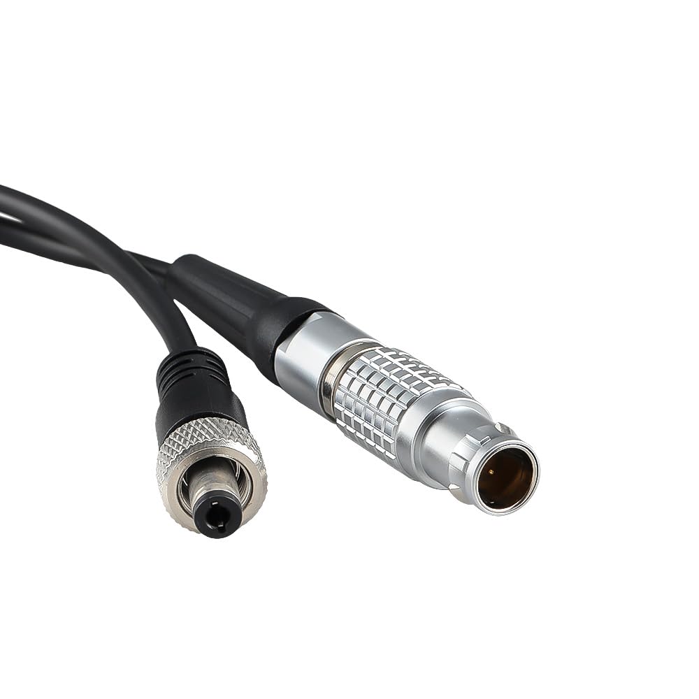 Alvin's Cables 6 Pin Male to Lock DC Right Angle Power Cable for DJI Ronin 2 Gimbal to Atomos Ninja SmallHD 702 Monitor 60cm 2ft