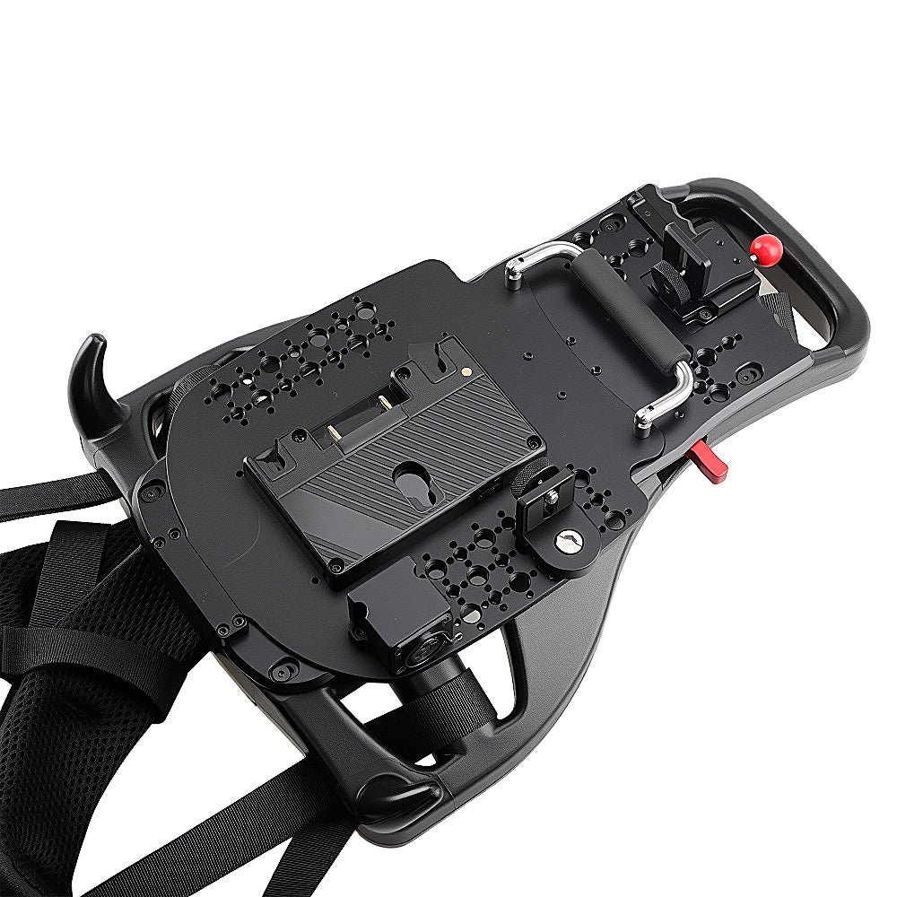 Alvins Gold-Mount Battery Backpack Plate for Professional Camera Live Streaming &amp; Outdoor Broadcasting, G-Mount Battery Support Vest with D-Tap Power Expansion