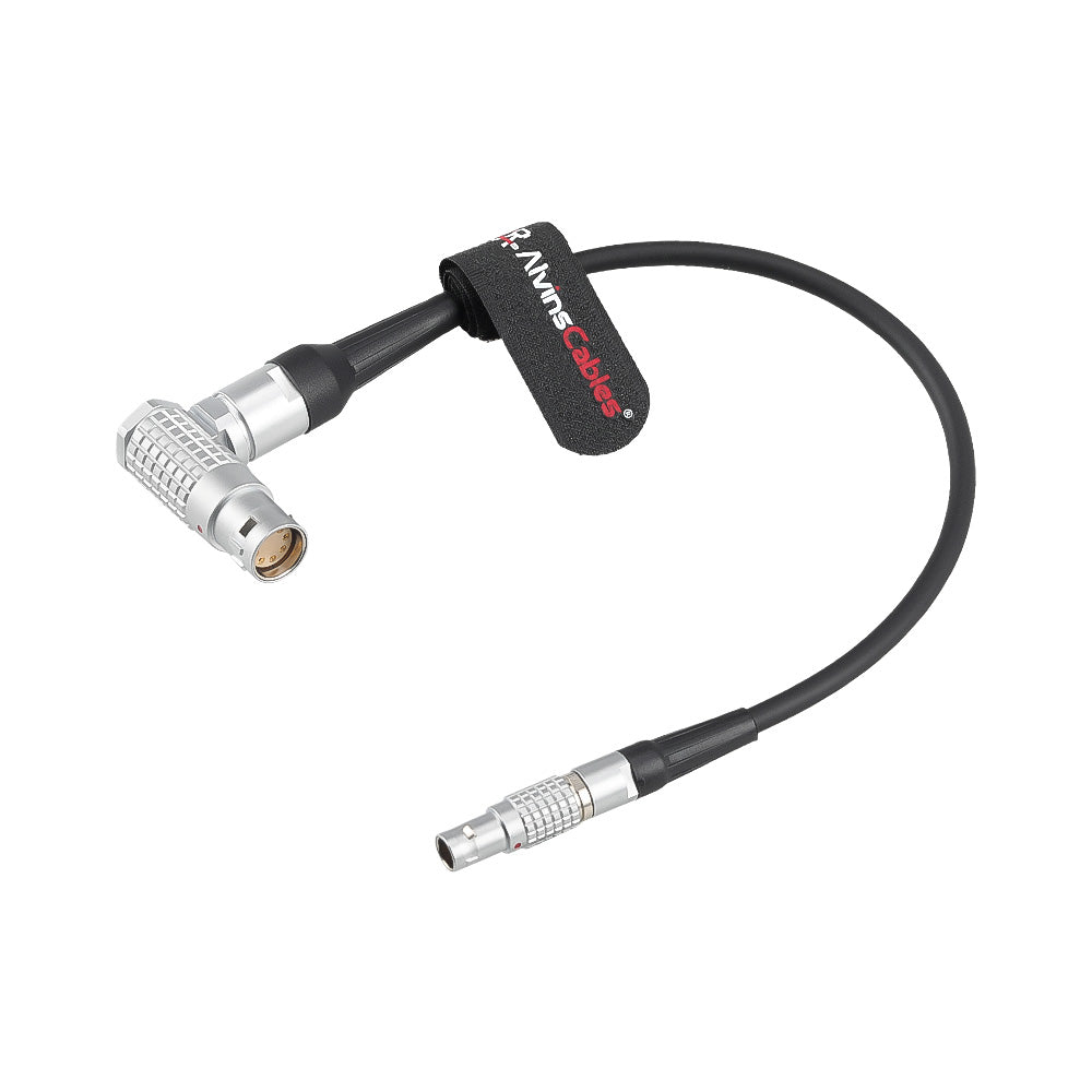 Alvin's Cables 26V Power Cable for ARRI Alexa Mini LF Camera from MotoCrane Titan LT, 4-Pin to 8-Pin Female Right-Angle Camera Power Cable 30cm|12inches