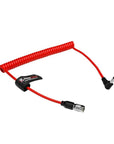 Alvin's Cables Ultra Soft DC to Hirose 4 Pin Power Coiled Cable for Sound Devices 633| 644| 688, Zoom F4|F8, ZAXCOM