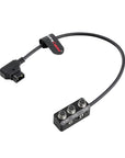 Alvin's Cables 1 to 3 Power Splitter Box Cable Dtap to 3 x Hirose 4 Pin Female Splitter Cable for Sound Devices 688 633, Zoom F4/F8/F8N Audio Recorders, 30cm/11.81in