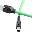 Alvin's Cables Mechatrolink III Communications Servo Cables RJ45 to IMI Industrial Cable for Yaskawa Sigma-7 Series Drive Controller Cordset, High Flex Drag Chain 0.5m/1.64ft, Green