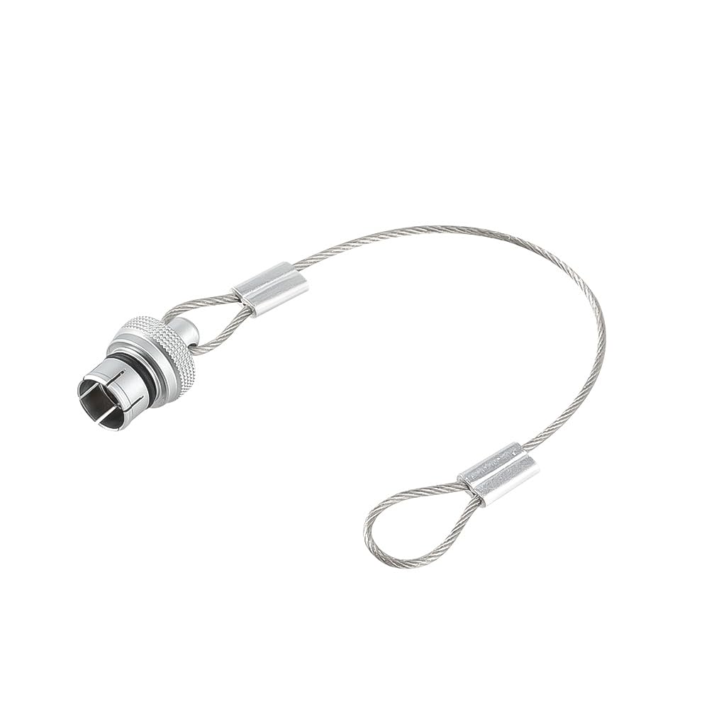 Alvin's Cables Dust Cap Compatible with LEMO 00B 0B 1B 2B Series Connectors, Industrial Protective Cover with Metal Retention Wire, Dustproof, Moisture Resistant, Set