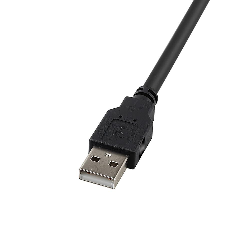 Alvin's Cables USB 2.0 Type-A to Locking Mini USB Cable, 13mm Dual-Screw Spacing for IDS Industrial Camera, High Flex Drag Chain Shielded