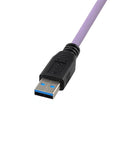 Alvin's Cables USB 3.0 Type-A to USB-B Screw Lock Data Cable for Machine Vision Industrial Camera, Printer, Scanner, 5Gbps High Flex Drag Chain Shielded