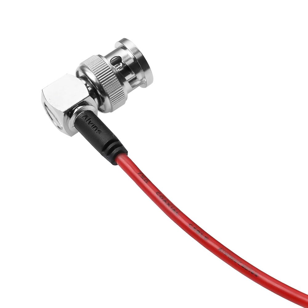 Alvin's Cables SDI Cable, 30CM|1ft Right Angle to Right
