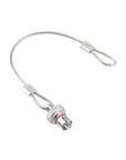 Alvin's Cables Dust Cap Compatible with LEMO 00B(6.4 mm) Connectors, Industrial Protective Cover with Metal Retention Wire, Dustproof, Moisture Resistant, 2 Pieces