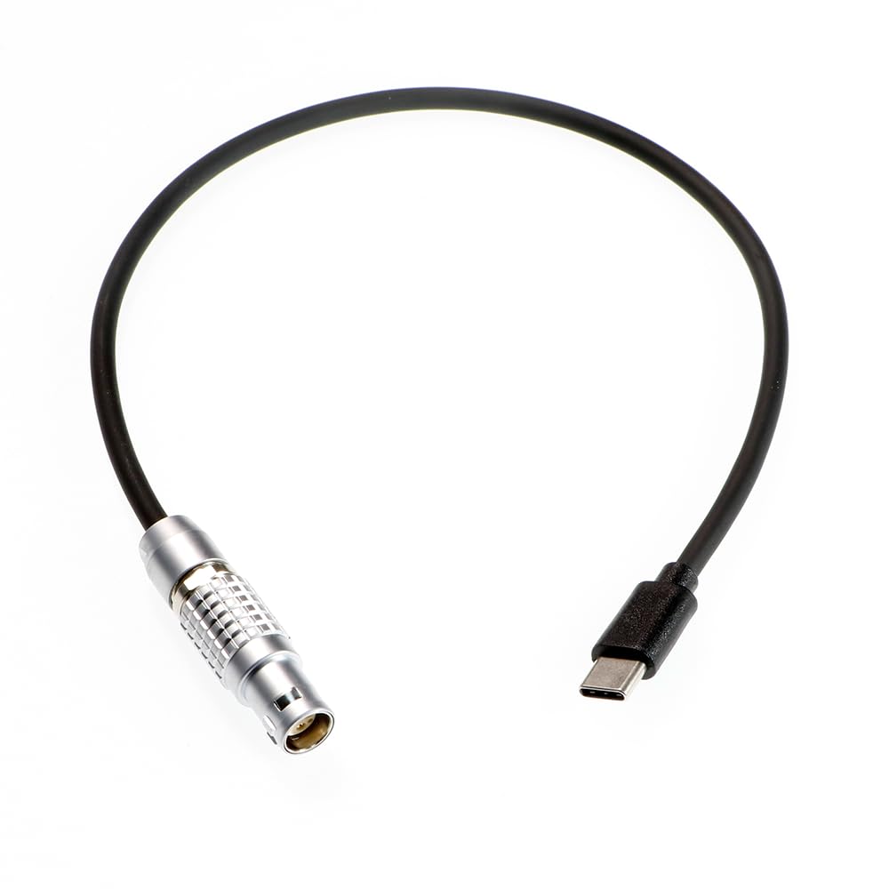 Alvin&#39;s Cables Power Cable for DJI RS3 Pro for DJI Video Transmitter Type-c USB-C to 6 Pin Female Cable 35cm| 13.8in