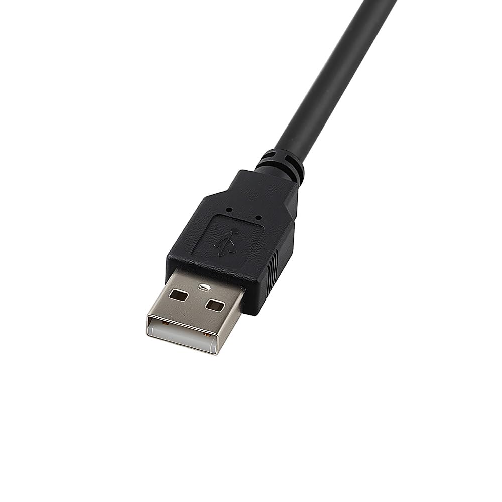 Alvin's Cables USB 2.0 Type-A to Locking Mini USB Cable, 15mm Dual-Screw Spacing for Daheng Industrial Camera, High Flex Drag Chain Shielded, Convex Port, 1m/3.3ft Purple