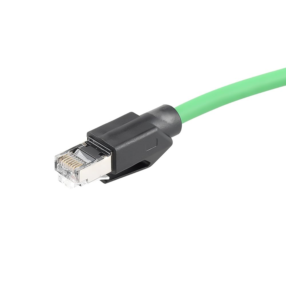 Alvin's Cables Mechatrolink III Communications Servo Cables RJ45 to IMI Industrial Cable for Yaskawa Sigma-7 Series Drive Controller Cordset, High Flex Drag Chain 0.5m/1.64ft, Green