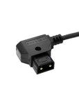 Alvin's Cables Dtap to Locking DC Right Angle Coiled Power Cable for Atomos Ninja V D-tap Cable for Blackmagic Video Assist, for Hollyland Mars 400S, Ultra Flexible 2ft