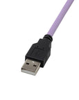 Alvin's Cables USB 2.0 Type-A to Locking Mini USB Cable, 13mm Dual-Screw Spacing for IDS Industrial Camera, High Flex Drag Chain Shielded