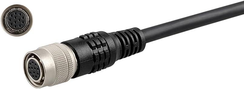 Alvin’s Cables Hirose 12 Pin Female to BNC &amp; DC Female Y Cable for Sony CCD Industrial Camera, HR10A-10P-12S Power and Video Signal Cable