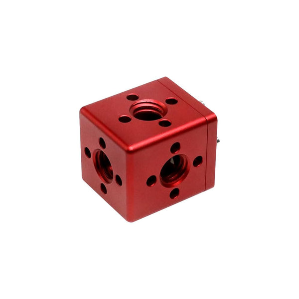 Alivns Camera 3/8 Screw Extension Side Panel Kit with Removable Square Extension Handle, Red