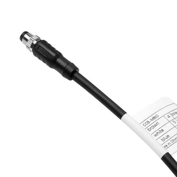 Alvin's Cables M8 6 Pin A-Code Male to Flying Lead Basler Power I/O Cable, Industrial Sensor Connector Shielded Cable for Basler Camera, Automation Control, Vision System
